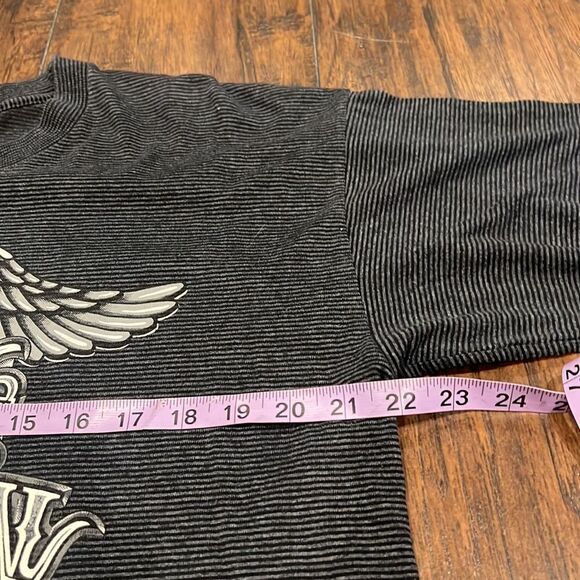 90s VTG  Harley Davidson pacific Golden State single stitch made in USA size L - Picture 8 of 9